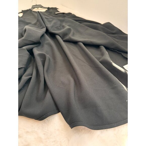 New Chelsea28 Women's Size 3X Cross Back Cutout Dress in Black - Picture 8 of 13